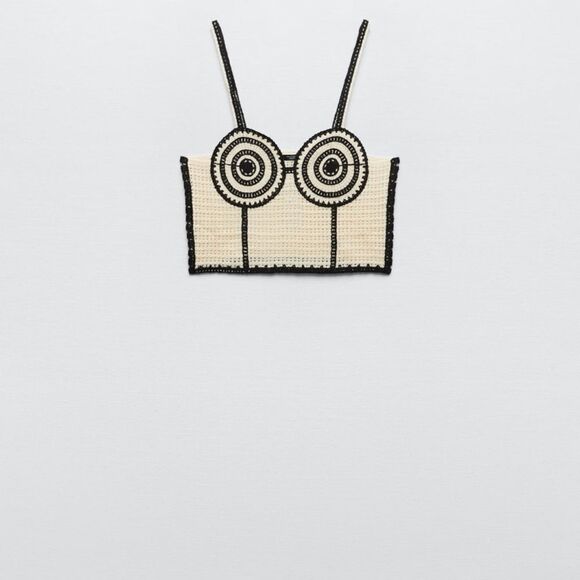 Zara blogger favorite crochet corset top - Picture 7 of 10
